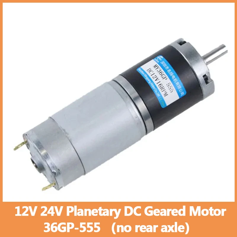 12V 24V Planetary DC Geared Motor Low Speed 36GP-555 Adjustable Micro CW CCW High Torque
12V 24V Planetary DC Geared Motor Low Speed 36GP-555 Adjustable Micro CW CCW High Torque