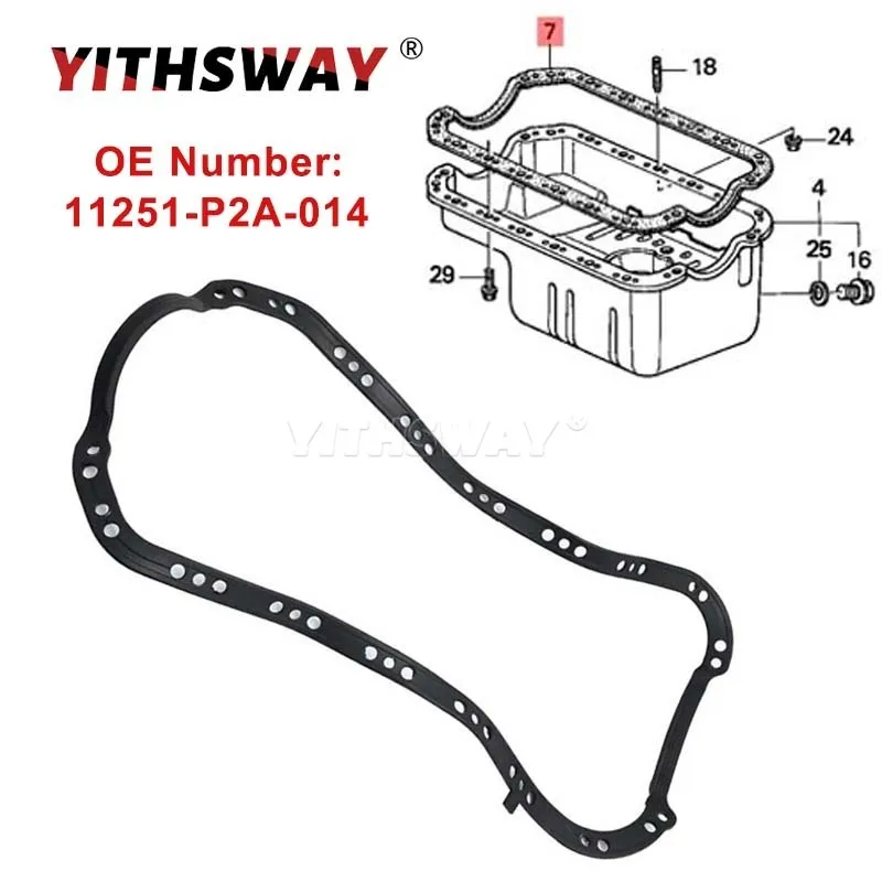 11251-P2A-014 Engine Oil Housing Gasket Set Oil Pan Gasket Seal for Honda Civic 1997 1998 1999 2000 2001 2002 2003 2004 2005
11251-P2A-014 Engine Oil Housing Gasket Set Oil Pan Gasket Seal for Honda Civic 1997 1998 1999 2000 2001 2002 2003 2004 2005