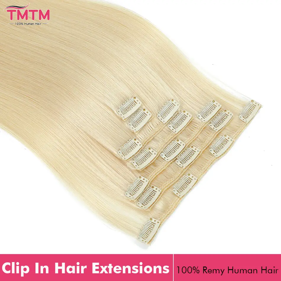 Blonde Clip In Hair Extensions 7Pcs 12-22Inch Double Weft Thick 85/120G Silky Straight Brazilian Clip Ins Human Hair Extensions
Blonde Clip In Hair Extensions 7Pcs 12-22Inch Double Weft Thick 85/120G Silky Straight Brazilian Clip Ins Human Hair Extensions