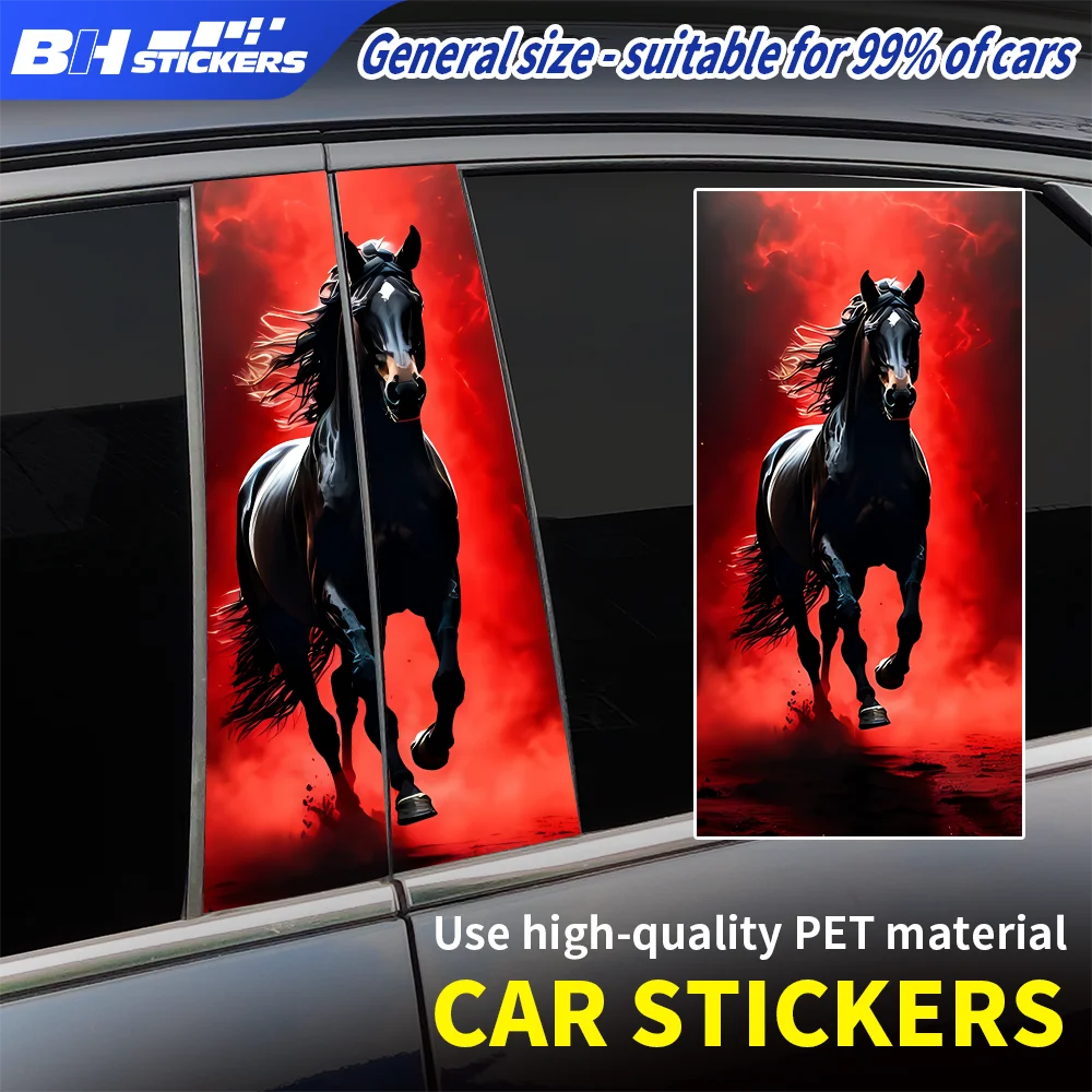 Wild Black Stallion Car Pillar Wrap Running Horse Red Mist Vinyl Sticker for Truck SUV B-Pillar Waterproof Exterior Accessories
Wild Black Stallion Car Pillar Wrap Running Horse Red Mist Vinyl Sticker for Truck SUV B-Pillar Waterproof Exterior Accessories