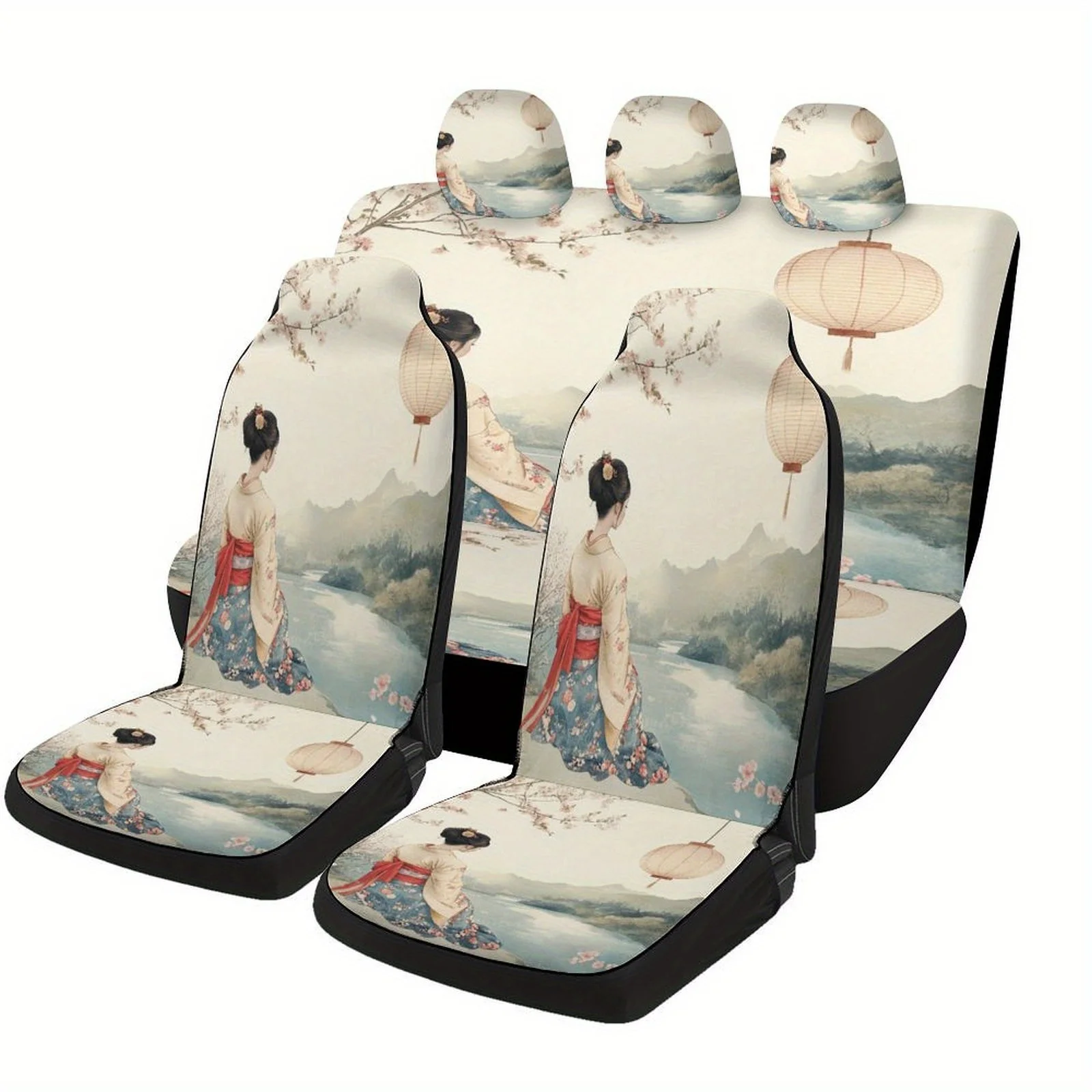 Set Of Car Seat Covers Featuring A Traditional Kimono Design, Suitable For Various Vehicles. These Trendy And Personalized Novel
Set Of Car Seat Covers Featuring A Traditional Kimono Design, Suitable For Various Vehicles. These Trendy And Personalized Novel