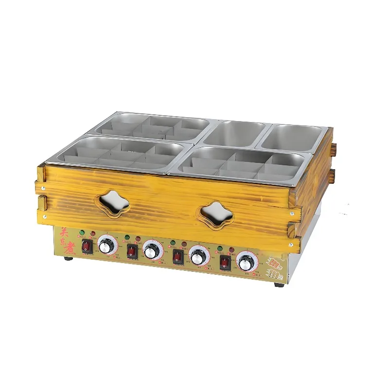 Commercial 36-Grid Electric Kanto Cooking Machine Stainless Steel Hot Pot & Meatball Maker 220V New Condition Easy to Operate
Commercial 36-Grid Electric Kanto Cooking Machine Stainless Steel Hot Pot & Meatball Maker 220V New Condition Easy to Operate