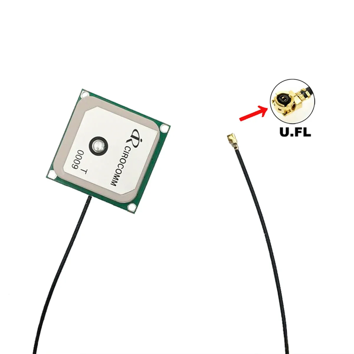 CIROCOMM 30dbi активный GPS glonass 1609 МГц 28*28*8,5 мм 10 см кабель внутренний керамический навигационный модуль антенна интерфейс U.FL
CIROCOMM 30dbi активный GPS glonass 1609 МГц 28*28*8,5 мм 10 см кабель внутренний керамический навигационный модуль антенна интерфейс U.FL