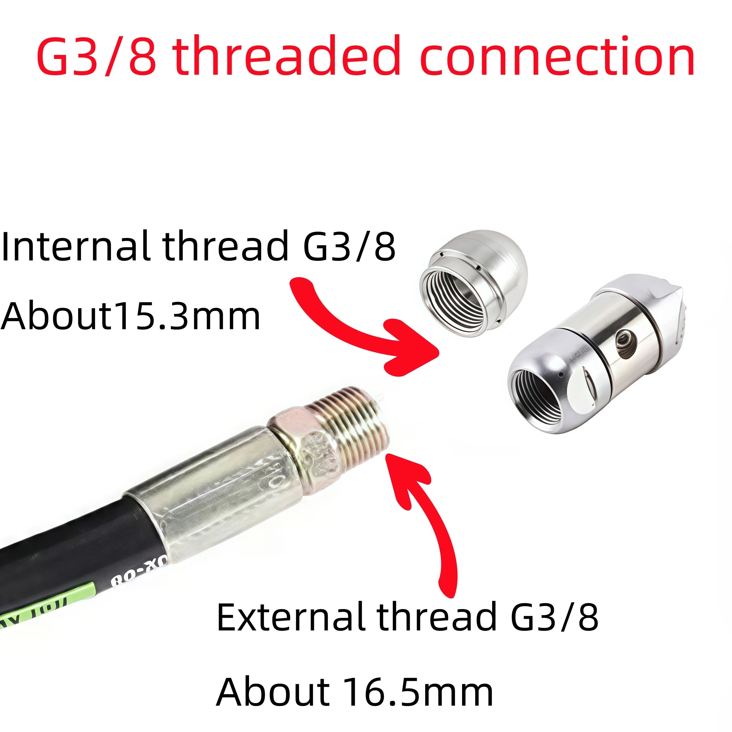 Насадка для прочистки канализации G3/8 с внутренней резьбой, инструмент для очистки трубопроводов, насадка для аппаратов высокого давления, материал — нержавеющая сталь
Насадка для прочистки канализации G3/8 с внутренней резьбой, инструмент для очистки трубопроводов, насадка для аппаратов высокого давления, материал — нержавеющая сталь
