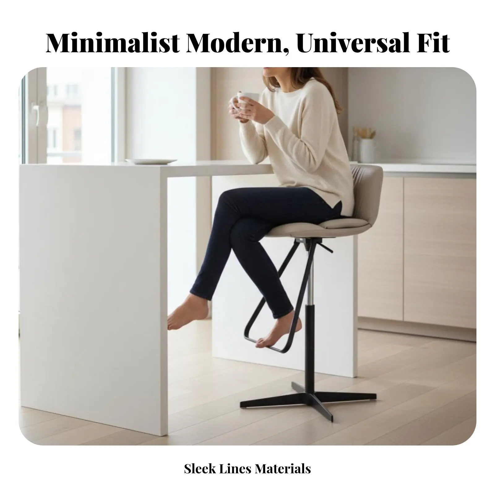 Adjustable High Stool with Backrest Minimalist design Bar Chair Modern Design Sturdy Construction for Adults, Pub
Adjustable High Stool with Backrest Minimalist design Bar Chair Modern Design Sturdy Construction for Adults, Pub