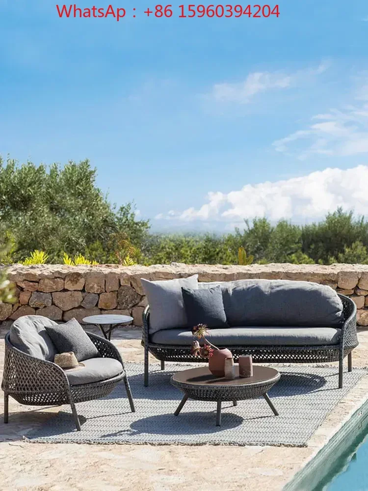 Outdoor sofa rattan woven leisure courtyard villa coffee table double creative single rattan chair sofa waterproof and sunscreen
Outdoor sofa rattan woven leisure courtyard villa coffee table double creative single rattan chair sofa waterproof and sunscreen