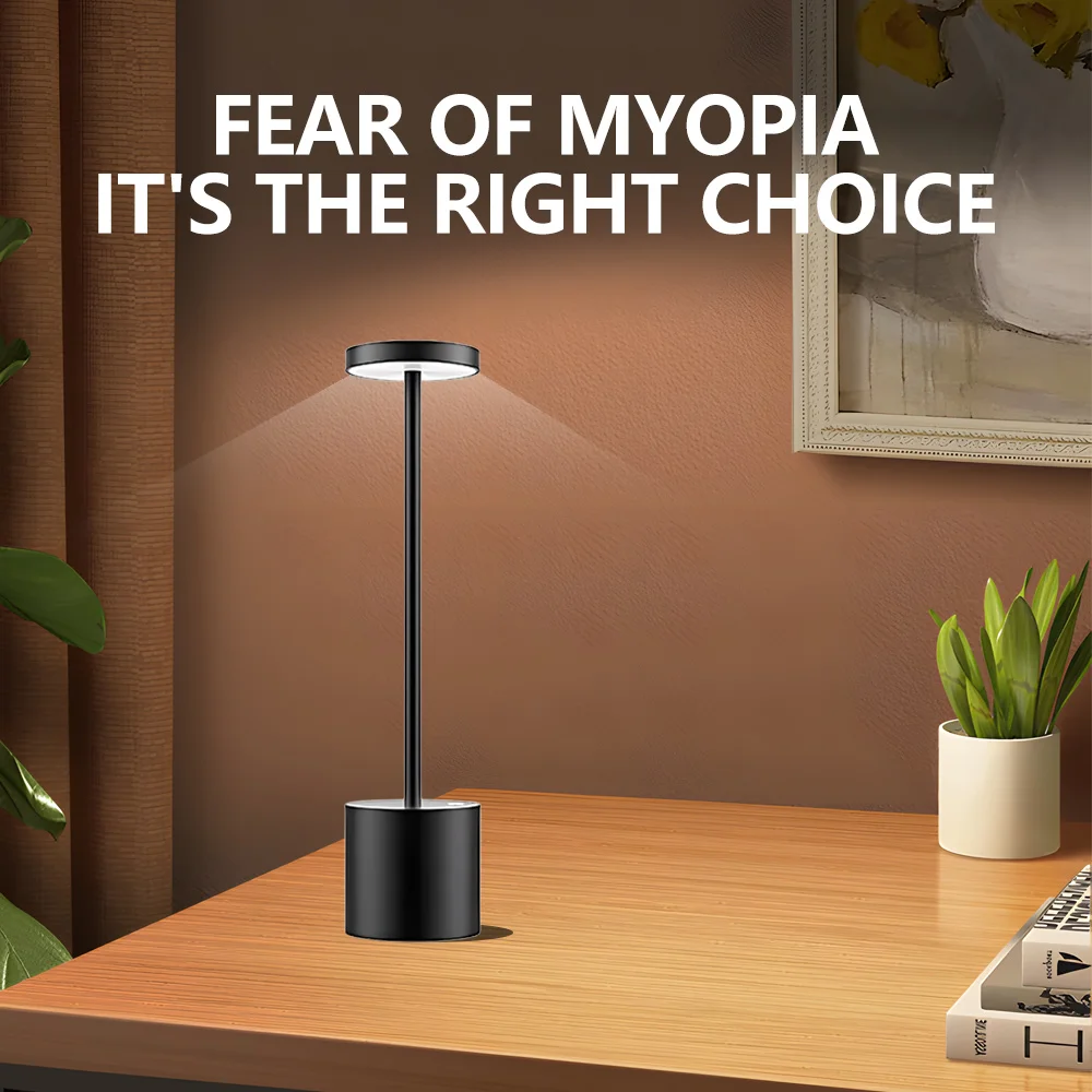 Classic Touch Sensor LED Table Lamp Rechargeable Metal Desk Lamp 3 Colors Adjustable Bedside Ambient Light Bar Room Decor Light
Classic Touch Sensor LED Table Lamp Rechargeable Metal Desk Lamp 3 Colors Adjustable Bedside Ambient Light Bar Room Decor Light