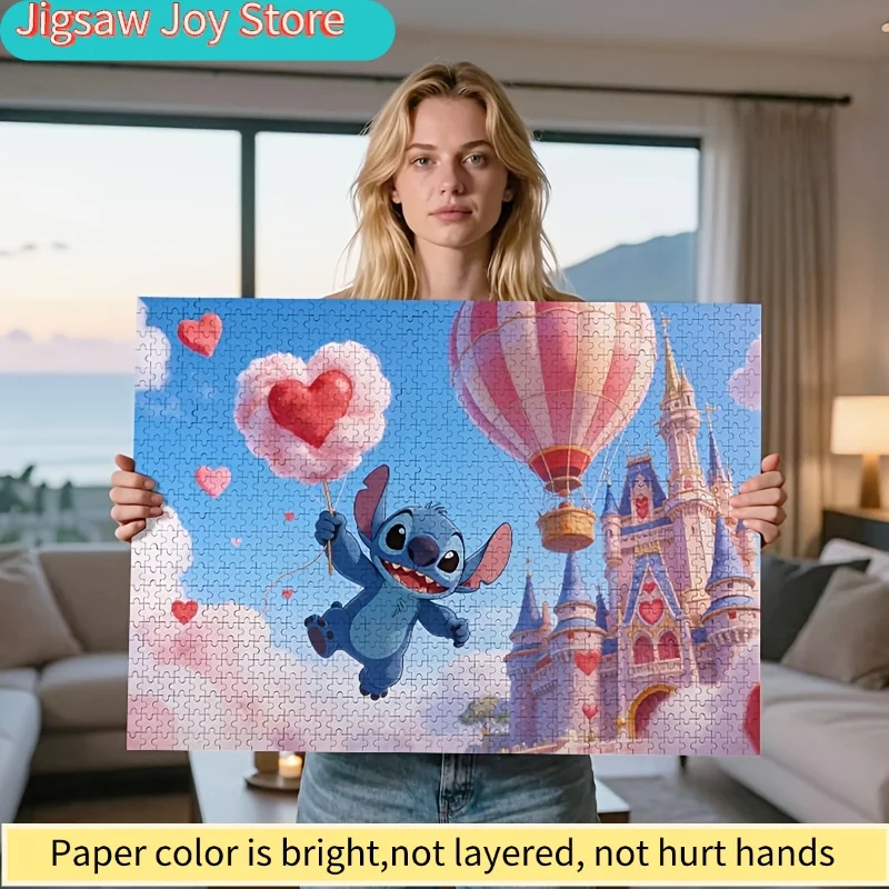 2D-пазл Disney Stitch, 1000 деталей | Хлопковая вата в форме сердца, День святого Валентина, Замок из воздушных шаров, Декор с милым персонажем Стич, Романтический
2D-пазл Disney Stitch, 1000 деталей | Хлопковая вата в форме сердца, День святого Валентина, Замок из воздушных шаров, Декор с милым персонажем Стич, Романтический