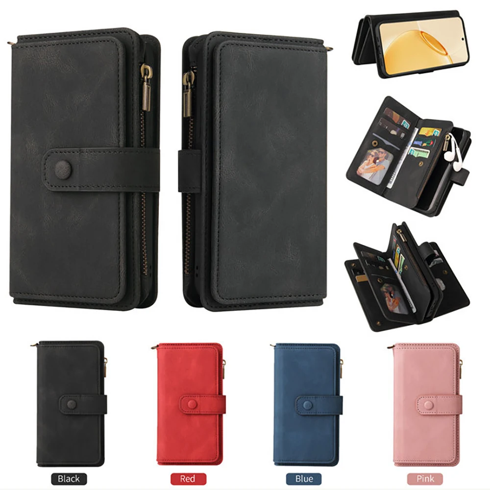 For OPPO Realme 16 Pro Plus 5G Flip Case 15-Card Zipper Wallet Leather Cover Realme 16 Pro Luxury Etui Realmi 16 Pro+ Funda
For OPPO Realme 16 Pro Plus 5G Flip Case 15-Card Zipper Wallet Leather Cover Realme 16 Pro Luxury Etui Realmi 16 Pro+ Funda