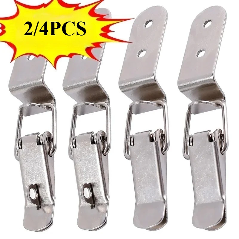 2/4PCS Clamps Wooden Box Loaded Draw Clasp Hardware 90 Degree Duck-mouth Buckle Hook Lock Silver Metal Spring Hasp Latch Catch
2/4PCS Clamps Wooden Box Loaded Draw Clasp Hardware 90 Degree Duck-mouth Buckle Hook Lock Silver Metal Spring Hasp Latch Catch