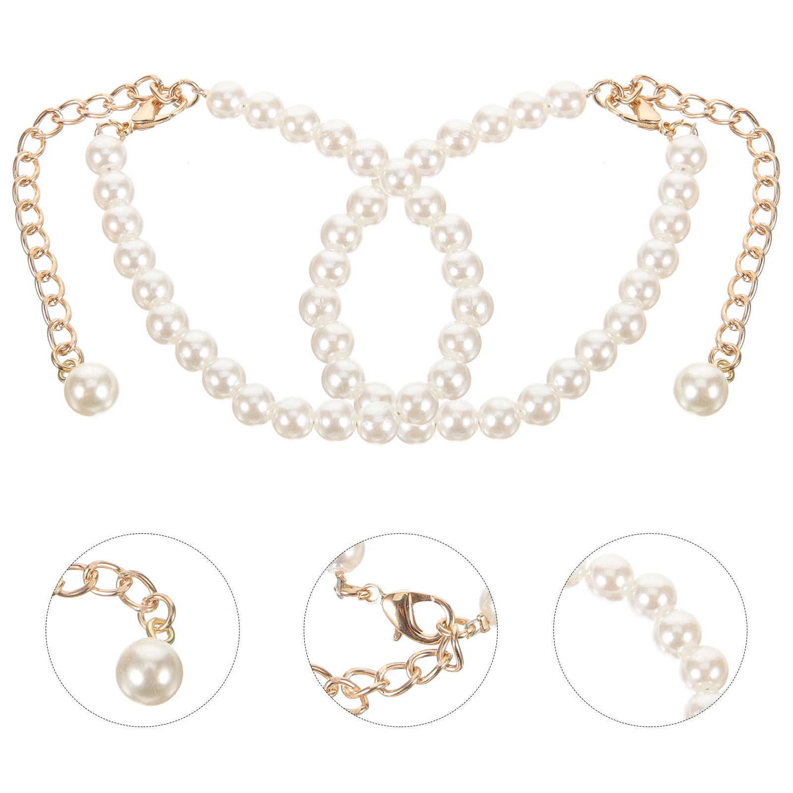 2Pcs High Heels Pearl Chains Ankle Straps 52cm Extendable Detachable Replacementheelstraps Metal Women Shoes Accessories
2Pcs High Heels Pearl Chains Ankle Straps 52cm Extendable Detachable Replacementheelstraps Metal Women Shoes Accessories