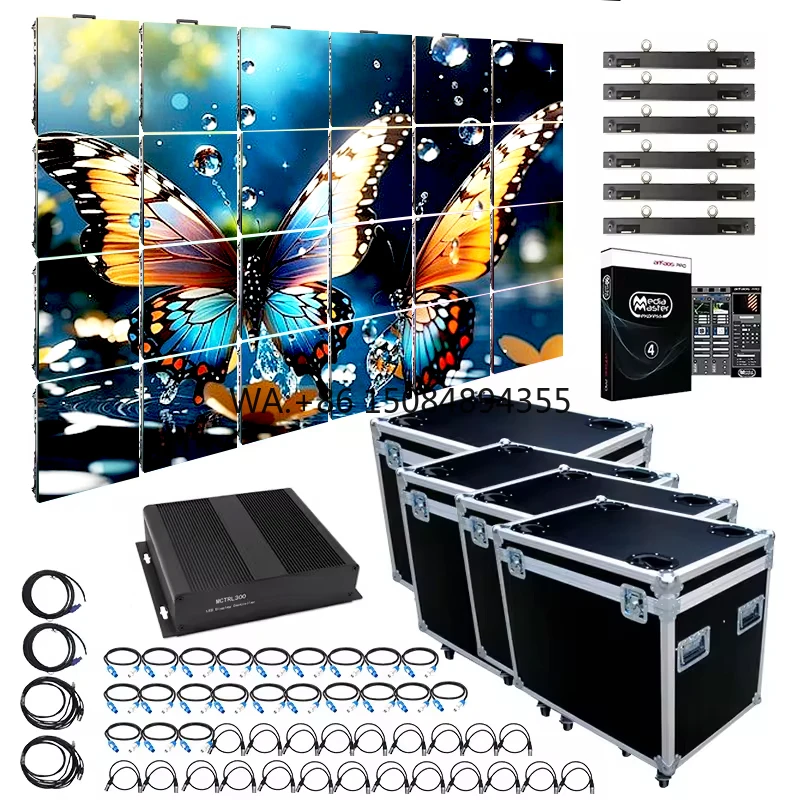 Turnkey LED Video Wall Stage Background Panel P2-P3.91 Indoor/Outdoor Music Display Screen IP65 Waterproof 800-5500 Nits
Turnkey LED Video Wall Stage Background Panel P2-P3.91 Indoor/Outdoor Music Display Screen IP65 Waterproof 800-5500 Nits