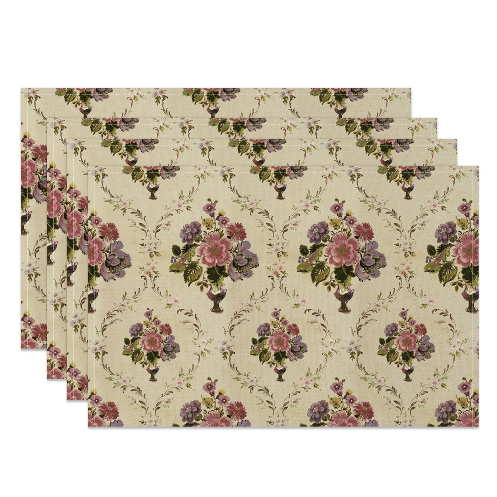 Floral Table Mats Elegant Flower Leaf Pattern Placemats for Dining Kitchen Party Decor Waterproof Heat Resistant Country Style
Floral Table Mats Elegant Flower Leaf Pattern Placemats for Dining Kitchen Party Decor Waterproof Heat Resistant Country Style