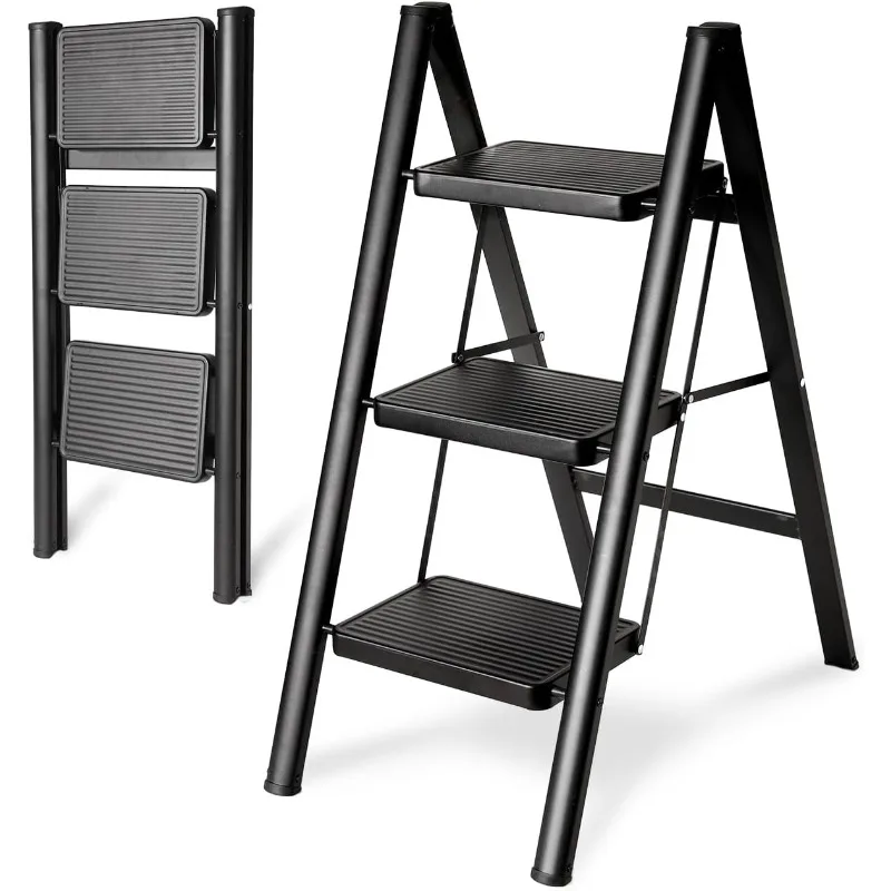 Step Ladder 3 Step Folding, Sturdy 330 Lbs Small Step Stool for Adults, Safer Full Steel Multi-use Kitchen
Step Ladder 3 Step Folding, Sturdy 330 Lbs Small Step Stool for Adults, Safer Full Steel Multi-use Kitchen