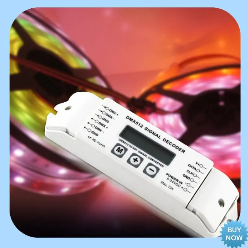 A47Z DMX-SPI Color Controller BC-820 DMX-SPI Signal Controller LED Color Control LCD Menu Display
A47Z DMX-SPI Color Controller BC-820 DMX-SPI Signal Controller LED Color Control LCD Menu Display