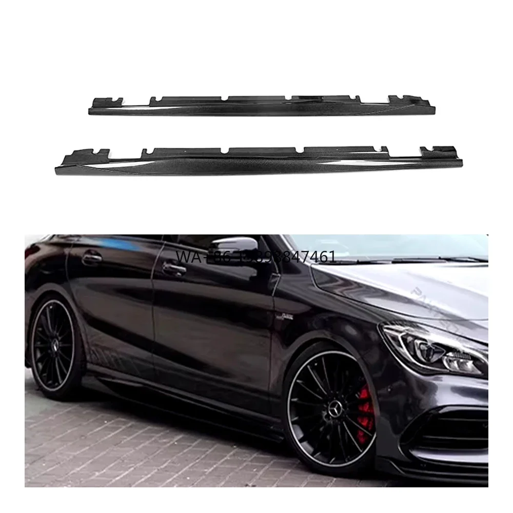 High Quality Dry Carbon Fiber Car Parts Bodykit Side Skirt for Mercedes Benz C117 W117 CLA45 CLA220 CLA250 CLA260 2013 - 2018
High Quality Dry Carbon Fiber Car Parts Bodykit Side Skirt for Mercedes Benz C117 W117 CLA45 CLA220 CLA250 CLA260 2013 - 2018