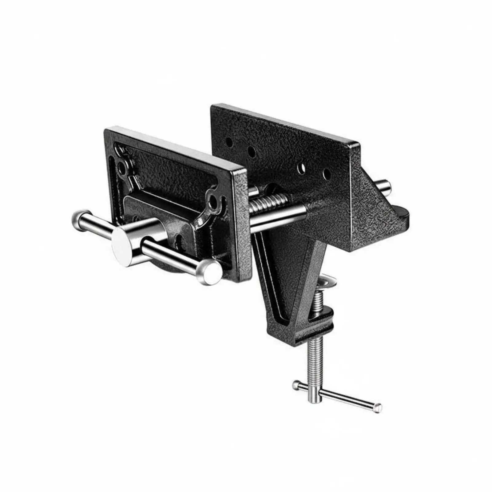 Clamp-on Wood Vise High Strength Carpentry Table Vise Effortless Function Non-Slip Grip for DIY Hobbyists
Clamp-on Wood Vise High Strength Carpentry Table Vise Effortless Function Non-Slip Grip for DIY Hobbyists