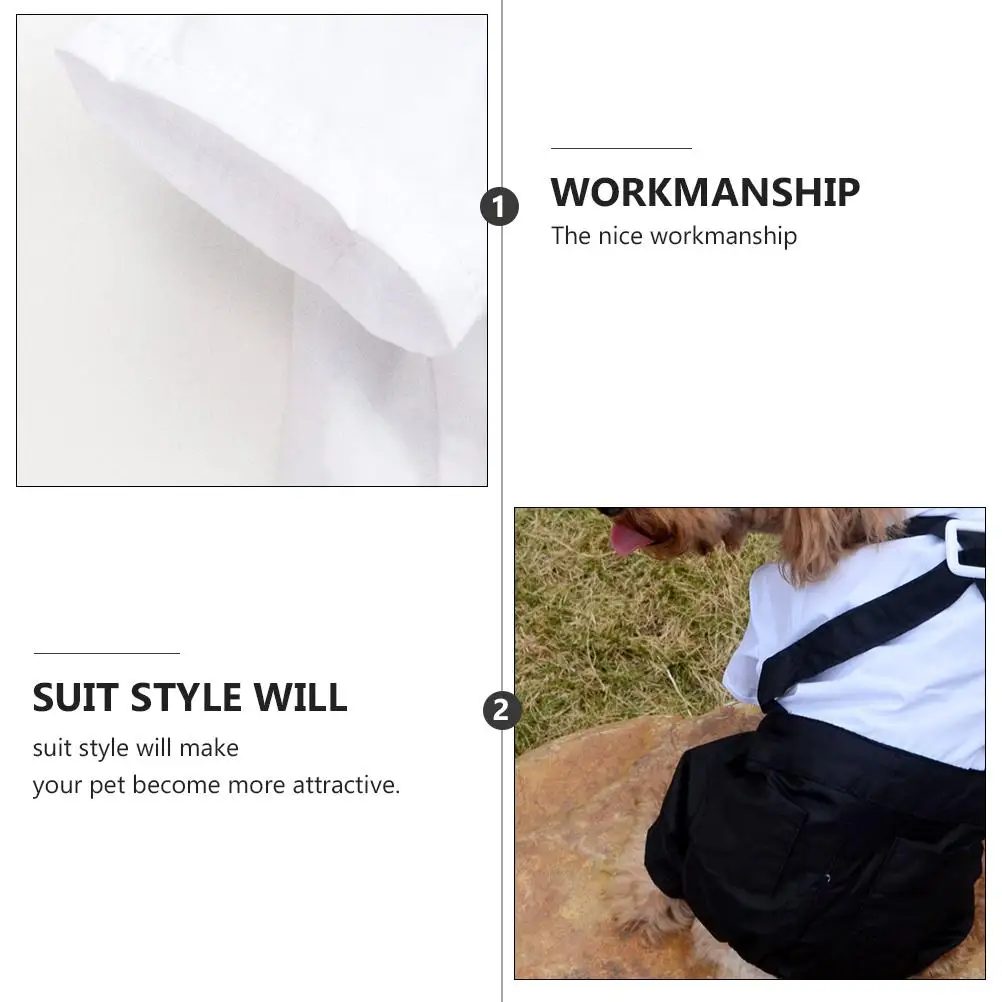 Pet Wedding Suit Cotton Dog Clothing Gentleman Costume Formal Wear Halloween Party Garment Stylish Pet Supplies Dog Coat
Pet Wedding Suit Cotton Dog Clothing Gentleman Costume Formal Wear Halloween Party Garment Stylish Pet Supplies Dog Coat