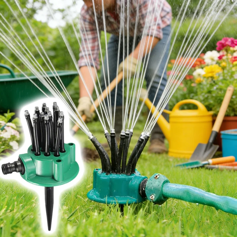 360° Multi Head Sprinkler 1-8PCS for Watering Flowers Gardening Tools Irrigation Spray Lawn Outdoor Watering System
360° Multi Head Sprinkler 1-8PCS for Watering Flowers Gardening Tools Irrigation Spray Lawn Outdoor Watering System