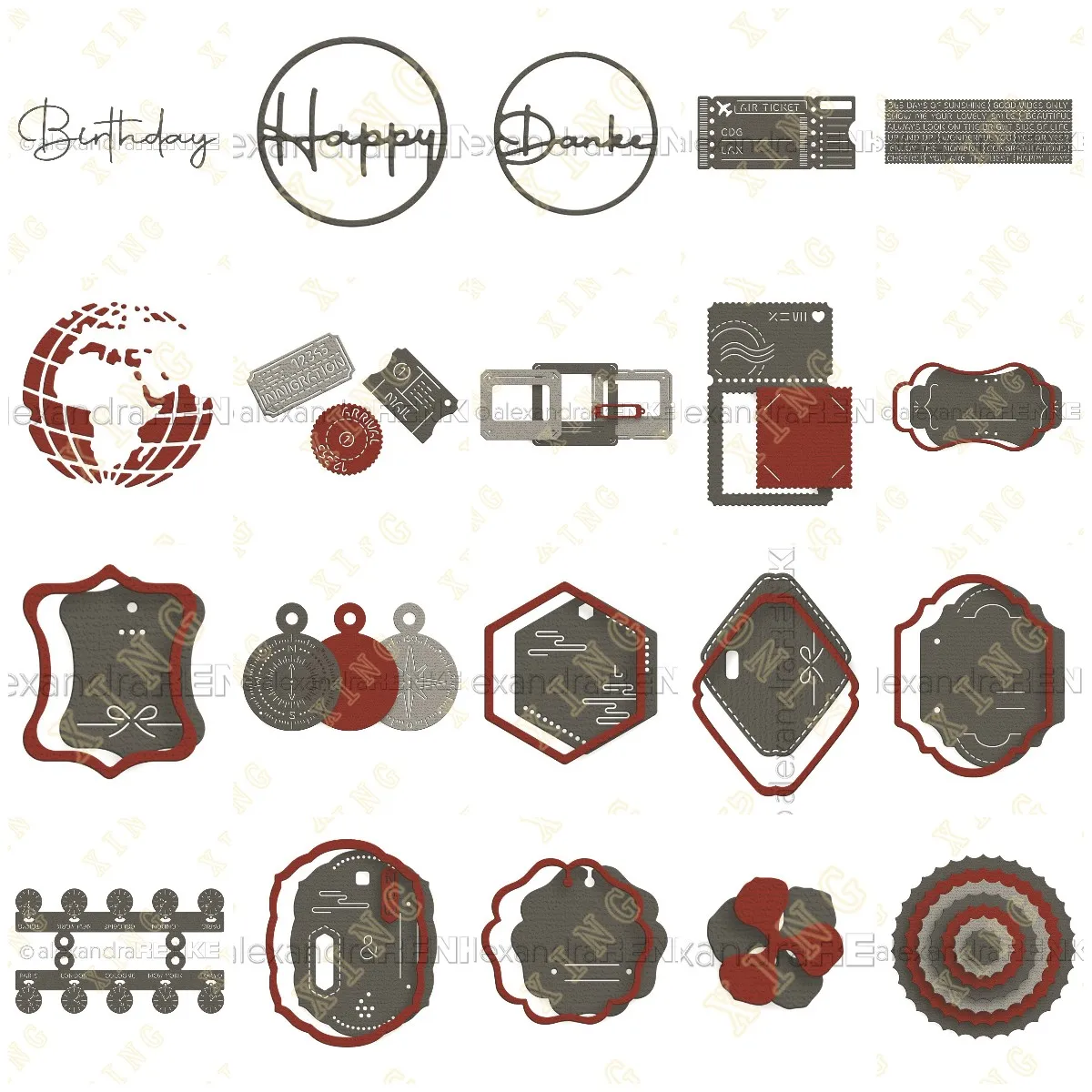 Metal Craft Cutting Dies Diy Scrapbook Paper Diary Decoration Card Handmade Embossing New Product Circle Globe Double Flower
Metal Craft Cutting Dies Diy Scrapbook Paper Diary Decoration Card Handmade Embossing New Product Circle Globe Double Flower