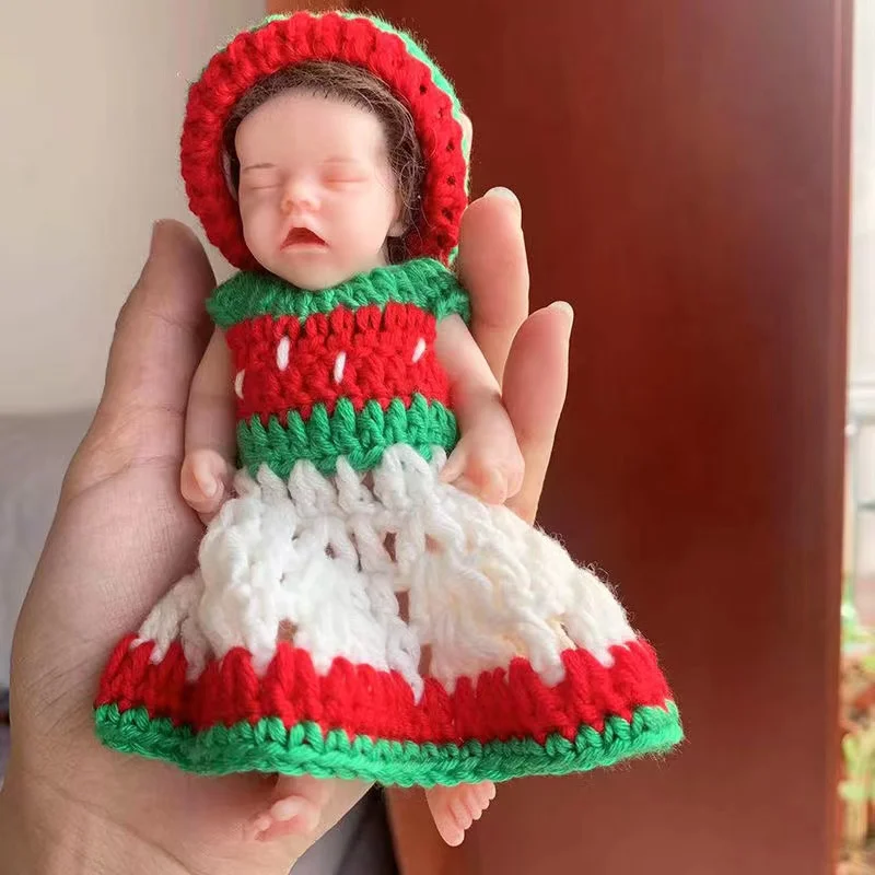 Reborn Doll Baby 6 Inch Lifelike & Washable Silicone Full Body Toddler Mini Bebe Doll Sleeping Doll Kids Anti-Stress Doll Toy
Reborn Doll Baby 6 Inch Lifelike & Washable Silicone Full Body Toddler Mini Bebe Doll Sleeping Doll Kids Anti-Stress Doll Toy
