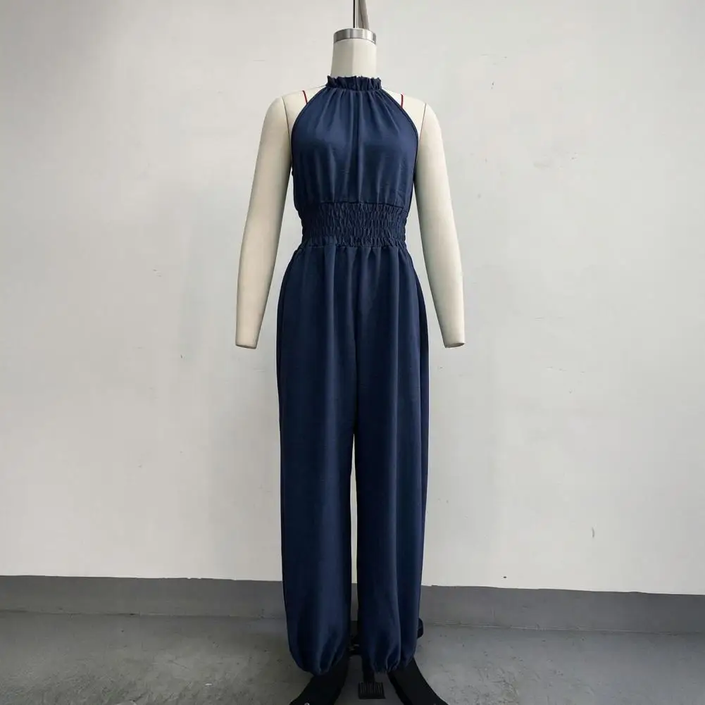 Women Jumpsuit Women’s Halter Jumpsuit Romper Smocked Waist Lantern Pants Summer Travel Vacation Outfit for Women Loose Fit
Women Jumpsuit Women’s Halter Jumpsuit Romper Smocked Waist Lantern Pants Summer Travel Vacation Outfit for Women Loose Fit