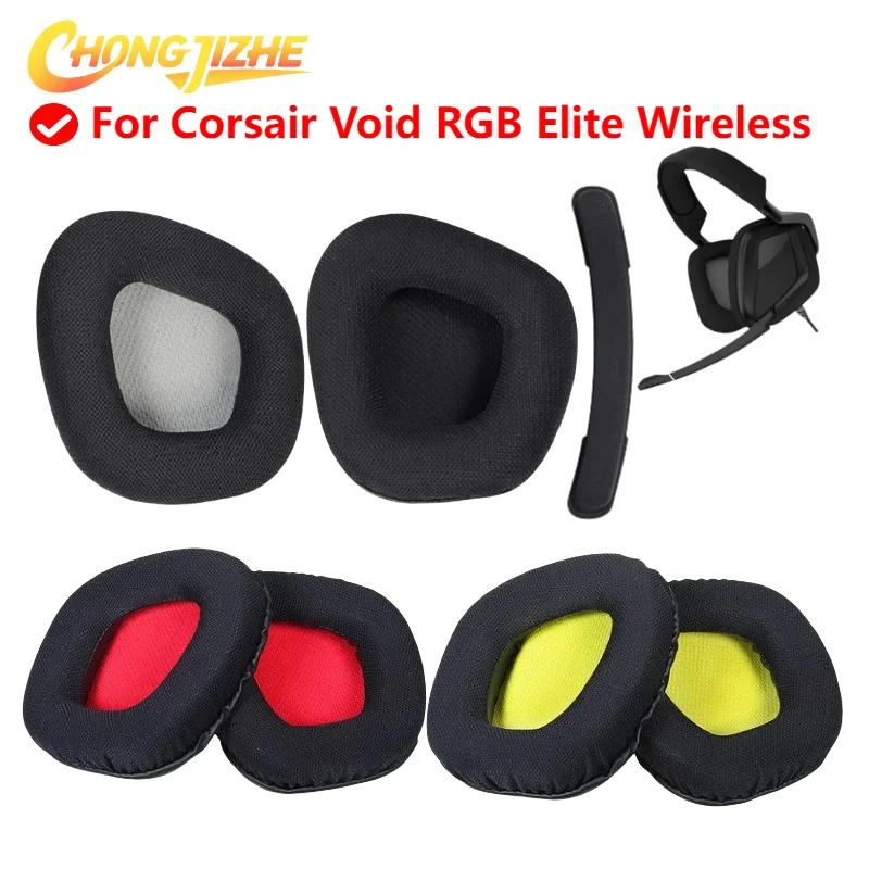 Replacement Leather Earpads Headband Ear Pads Cushion Cover Muffs Repair Part For Corsair Void RGB Elite Wireless Headset
Replacement Leather Earpads Headband Ear Pads Cushion Cover Muffs Repair Part For Corsair Void RGB Elite Wireless Headset