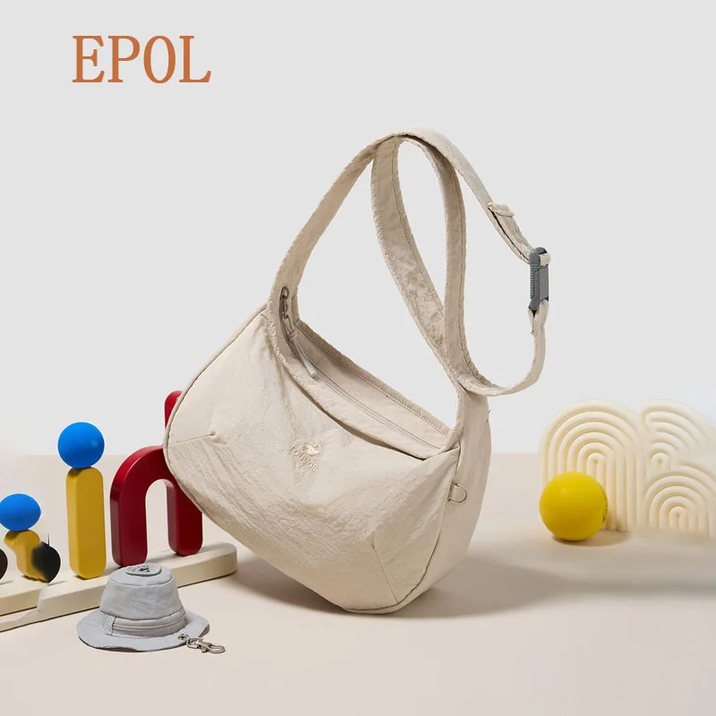 EPOL Small Mobile Phone Bags Outdoor Lightweight Pleated Oxford Cloth Crossbody Bag Fashion Versatile Women Shoulder Bag 3059-10
EPOL Small Mobile Phone Bags Outdoor Lightweight Pleated Oxford Cloth Crossbody Bag Fashion Versatile Women Shoulder Bag 3059-10
