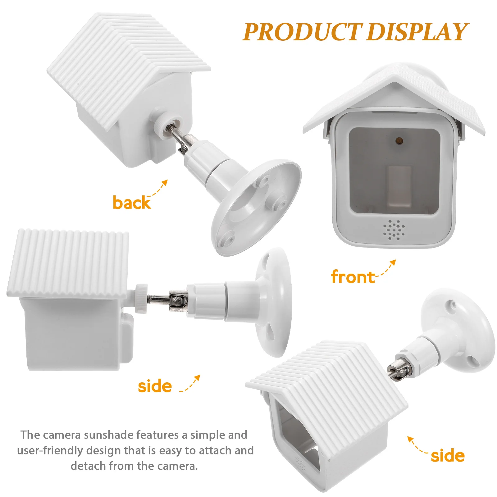 Universal Camera Cover For Outdoor Waterproof Plastic Shade Protector Wall Mount Security Camera Hood Lightweight Rain
Universal Camera Cover For Outdoor Waterproof Plastic Shade Protector Wall Mount Security Camera Hood Lightweight Rain