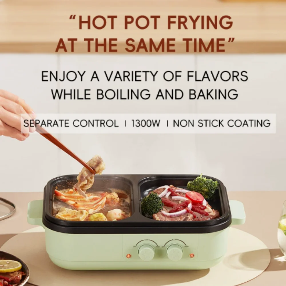 Multi-function Electric Hot Pot and Grill Pan
Multi-function Electric Hot Pot and Grill Pan