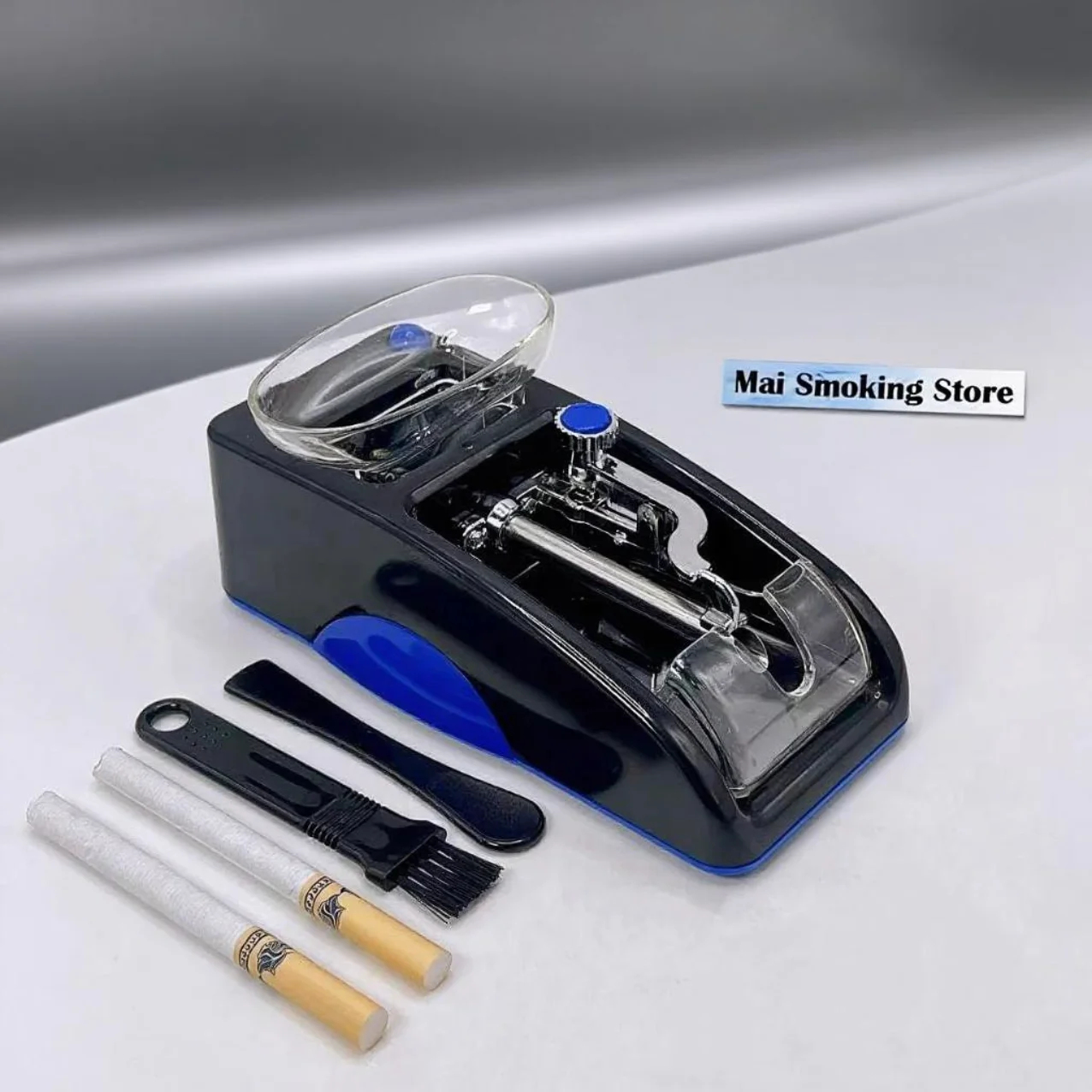 Electric Cigarette Rolling Machine Automatic Tobacco Winder Raw Grass Injector Roller Cigarette Device Smoking Cigar Accessories
Electric Cigarette Rolling Machine Automatic Tobacco Winder Raw Grass Injector Roller Cigarette Device Smoking Cigar Accessories