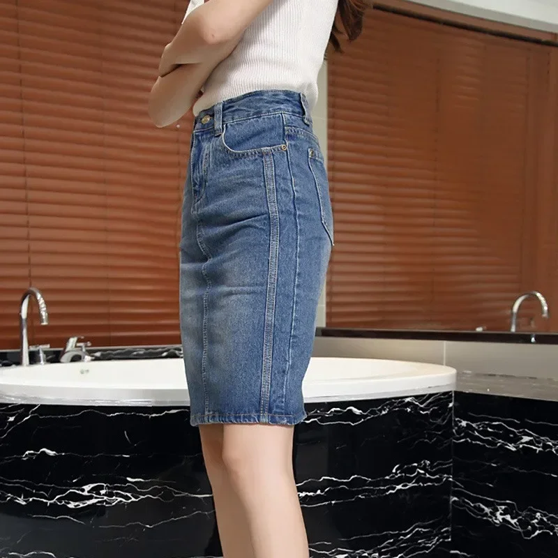 Поп-женская джинсовая юбка с высокой талией на молнии Chubby Sexy To Knees Length Coquette Midi Blue с карманами Джинсовые юбки для женщин Haraju
Поп-женская джинсовая юбка с высокой талией на молнии Chubby Sexy To Knees Length Coquette Midi Blue с карманами Джинсовые юбки для женщин Haraju