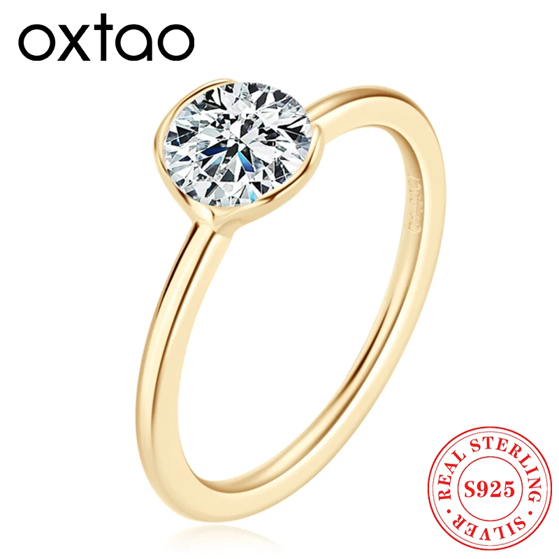 OXTAO D VVS 1CT Moissanite Rings for Women Classic Trendy Solitaire Lab Diamond Engagement Wedding Band GRA Certified 925 Sliver
OXTAO D VVS 1CT Moissanite Rings for Women Classic Trendy Solitaire Lab Diamond Engagement Wedding Band GRA Certified 925 Sliver