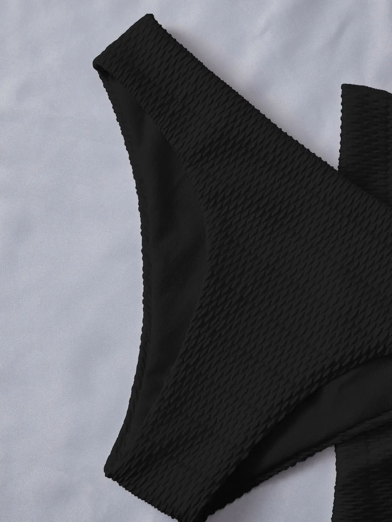 Black Halter Triangle Bikini Set With Beach Skirt
Black Halter Triangle Bikini Set With Beach Skirt