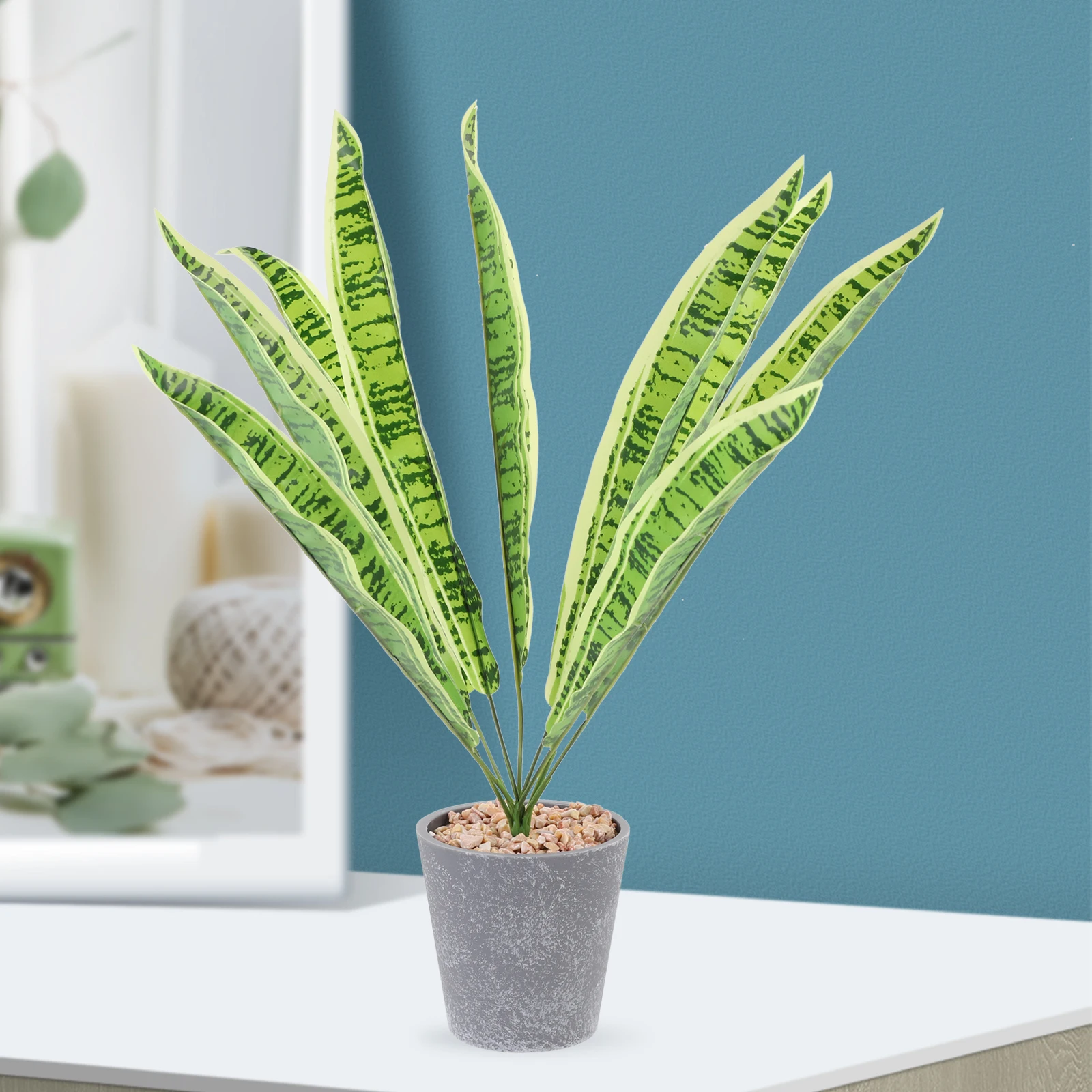 2 Pcs Snake Plant Faux SansevieriaTiger Leaves Decor Green naments Lifelike Snake Plant Artificial Indoor Outdoor
2 Pcs Snake Plant Faux SansevieriaTiger Leaves Decor Green naments Lifelike Snake Plant Artificial Indoor Outdoor