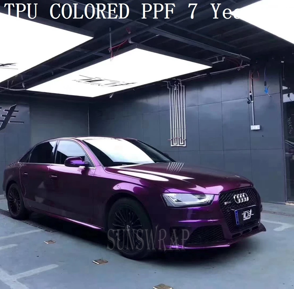 Glossy Black Enchantress Purple TPU COLOR PPF Car Wrap Film Self-Healing Film Scratch Resistant for All Car Models Private Jets
Glossy Black Enchantress Purple TPU COLOR PPF Car Wrap Film Self-Healing Film Scratch Resistant for All Car Models Private Jets