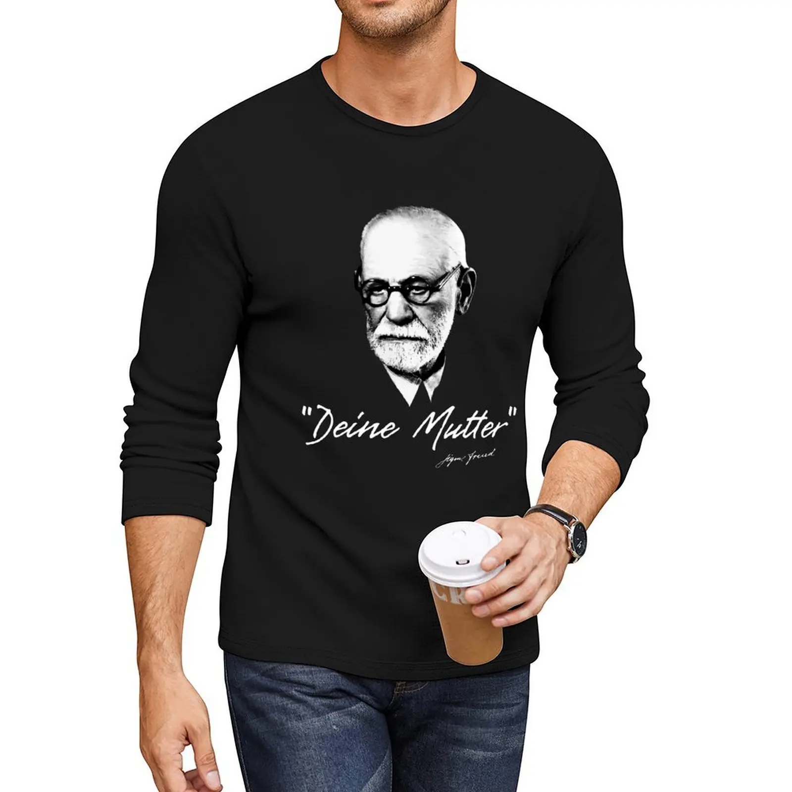 Sigmund Freud - Your Mom - german Long T-Shirt quick-drying t-shirt cute tops graphics t shirt tshirts for men
Sigmund Freud - Your Mom - german Long T-Shirt quick-drying t-shirt cute tops graphics t shirt tshirts for men