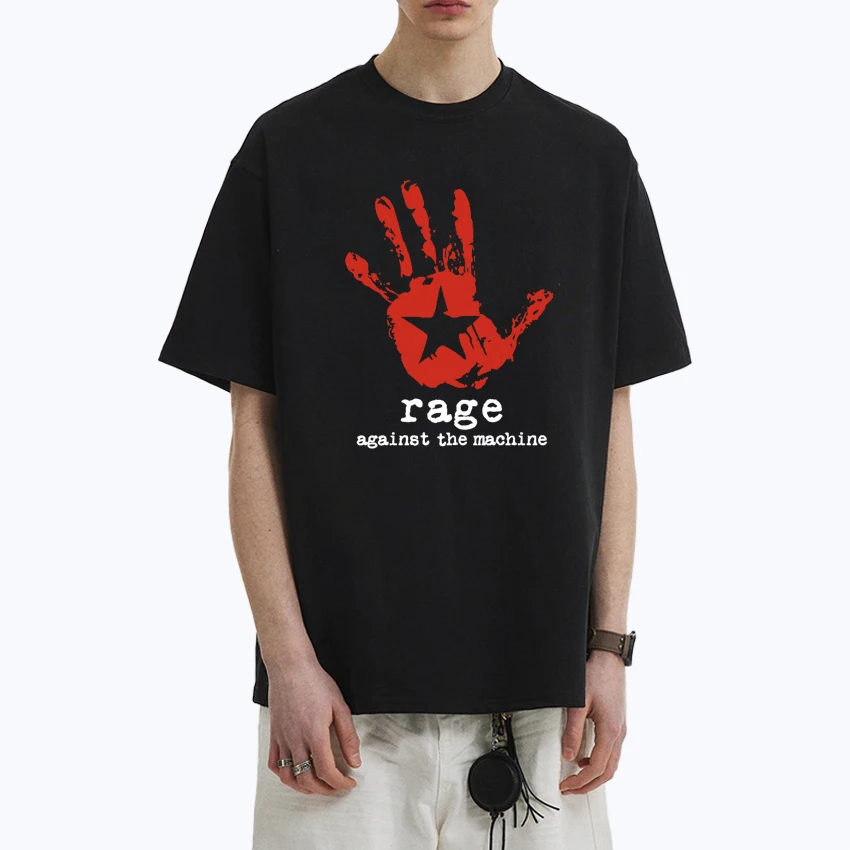 Hot Rage Against The Machine Crew Neck Oversized T-Shirt Street Hip Hop Unisex short sleeve t-shirts 100% Cotton Top Men Women
Hot Rage Against The Machine Crew Neck Oversized T-Shirt Street Hip Hop Unisex short sleeve t-shirts 100% Cotton Top Men Women