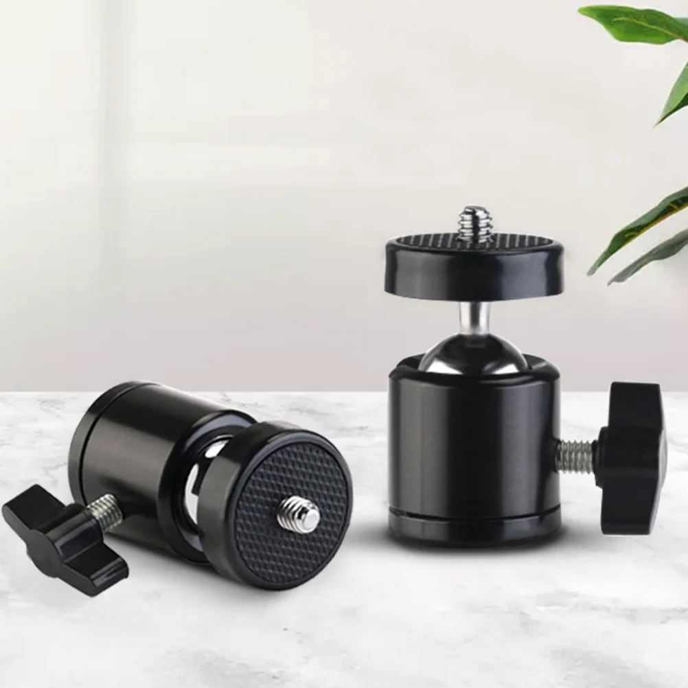2pcs Tripod Mount Adapter 3/8 Inch Ball Head For Camera Phone Ring Light Hot Shoe Mount Swivel Lock Knob Led Video Light
2pcs Tripod Mount Adapter 3/8 Inch Ball Head For Camera Phone Ring Light Hot Shoe Mount Swivel Lock Knob Led Video Light