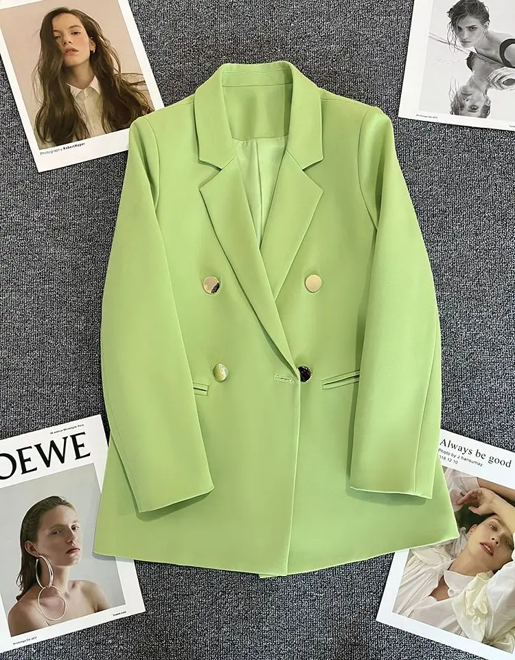 2024 Spring and Autumn New Women's Suit Coat Loose Commuter Leisure Office Blazers
2024 Spring and Autumn New Women's Suit Coat Loose Commuter Leisure Office Blazers