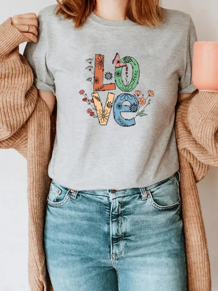 Love Letter Butterfly Trend Cute Clothing Summer T Fashion Short Sleeve Printed Graphic T-shirts Female Casual Tee Women Clothes
Love Letter Butterfly Trend Cute Clothing Summer T Fashion Short Sleeve Printed Graphic T-shirts Female Casual Tee Women Clothes