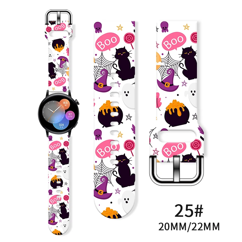 Colored Halloween Series for Samsung Galaxy Watch 7/6/5 40mm 44mm Band Replaceable Braceclet 22mm for Xiaomi Huawei Watchband
Colored Halloween Series for Samsung Galaxy Watch 7/6/5 40mm 44mm Band Replaceable Braceclet 22mm for Xiaomi Huawei Watchband