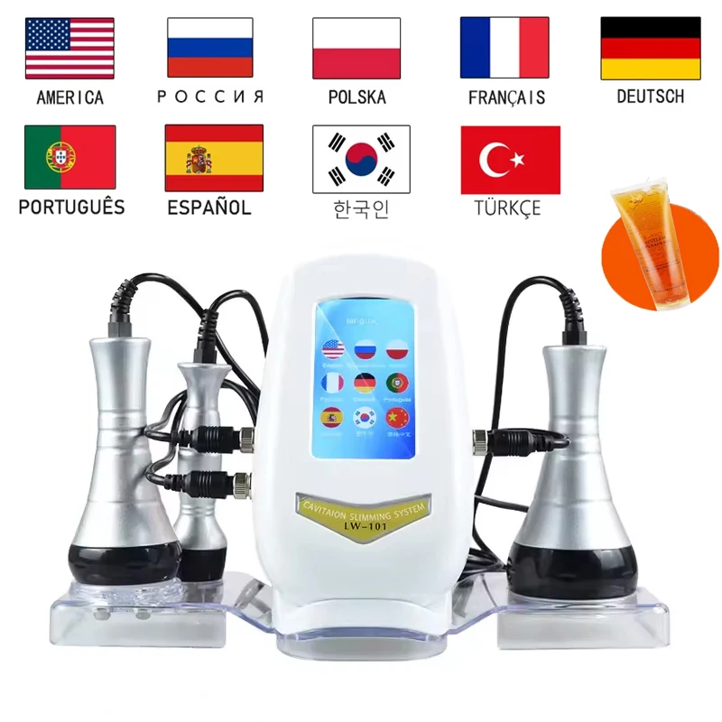 3 In 1 40K Cavitation Body Slimming Machine Facial Massager Skin Tighten Face Lifting Vacuum Suction wrinkle removal
3 In 1 40K Cavitation Body Slimming Machine Facial Massager Skin Tighten Face Lifting Vacuum Suction wrinkle removal