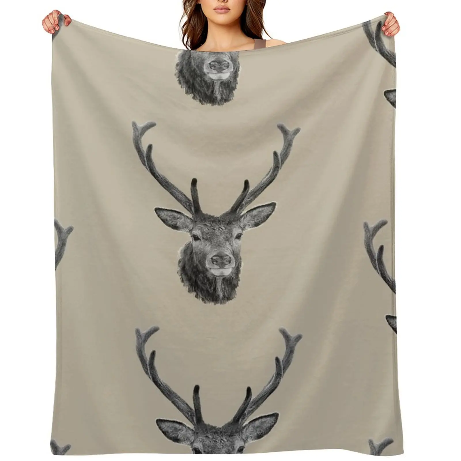 The Stags Head b&w Throw Blanket wednesday Nap Stuffeds Travel Blankets
The Stags Head b&w Throw Blanket wednesday Nap Stuffeds Travel Blankets