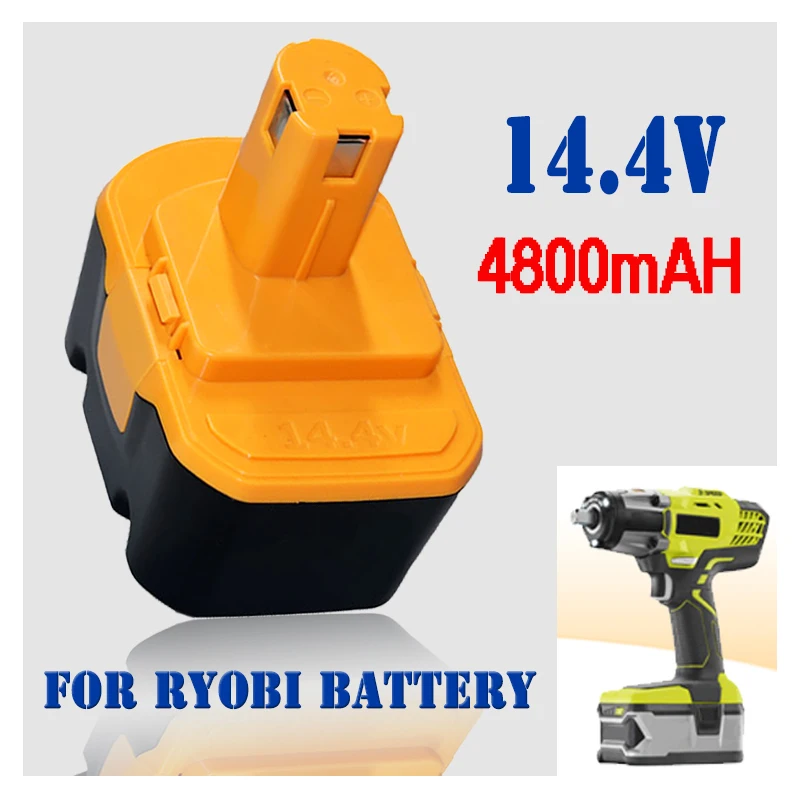 For Ryobi Battery 14.4V 4800mAh SaftSafety Compatible R10521 RY6201 RY6202 130224010 130224011 130281002 1400144 181002 1400144
For Ryobi Battery 14.4V 4800mAh SaftSafety Compatible R10521 RY6201 RY6202 130224010 130224011 130281002 1400144 181002 1400144