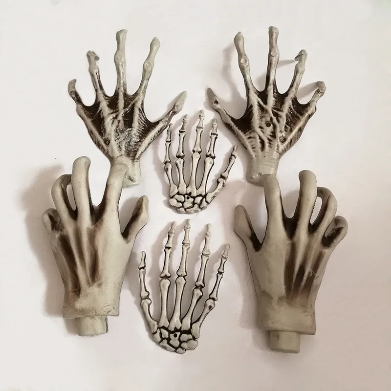 1pair Halloween Fake Skeleton Hands Bone Scary Human Hand Zombie Party Terror Props for Halloween Decoration Supplies
1pair Halloween Fake Skeleton Hands Bone Scary Human Hand Zombie Party Terror Props for Halloween Decoration Supplies