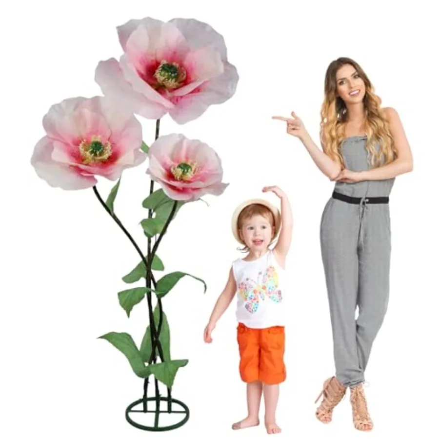 Giant Artificial Flower 3PCS 3D Realistic Waterproof Fake Flowers Durable Easy Maintenance Perfect for Home Garden Weddings Eve
Giant Artificial Flower 3PCS 3D Realistic Waterproof Fake Flowers Durable Easy Maintenance Perfect for Home Garden Weddings Eve
