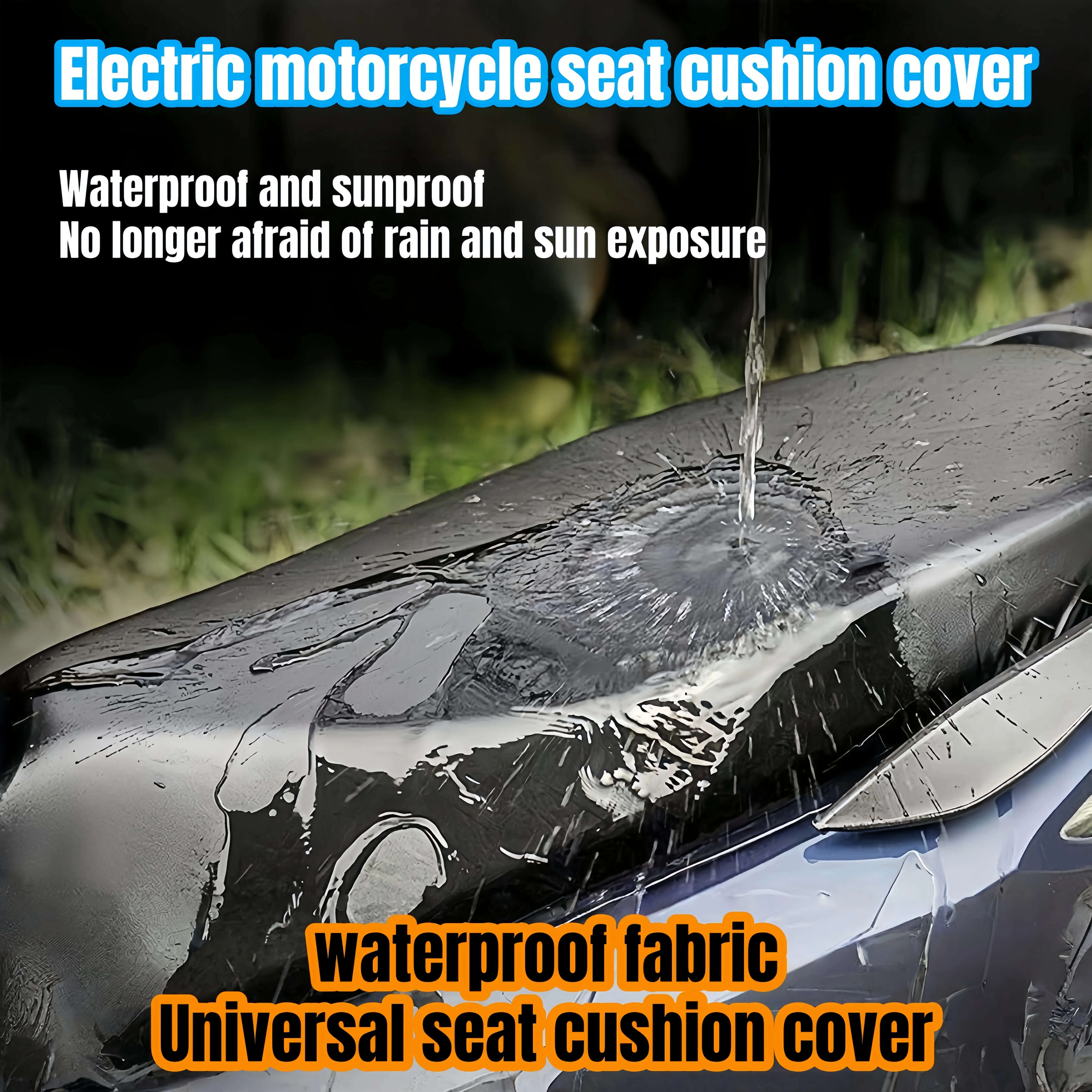 Motorcycle seat cover, universal motorcycle seat cushion waterproof and sunscreen PU leather scratch resistant covering pad
Motorcycle seat cover, universal motorcycle seat cushion waterproof and sunscreen PU leather scratch resistant covering pad