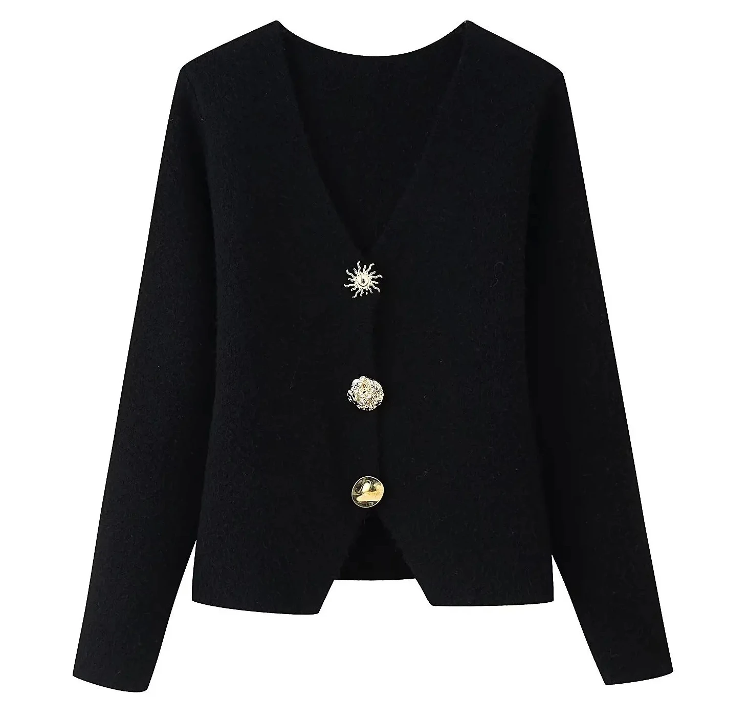 Женский тонкий вязаный кардиган, однобортный однотонный простой свитер с длинными рукавами, универсальный новый топ ранней осени
Женский тонкий вязаный кардиган, однобортный однотонный простой свитер с длинными рукавами, универсальный новый топ ранней осени