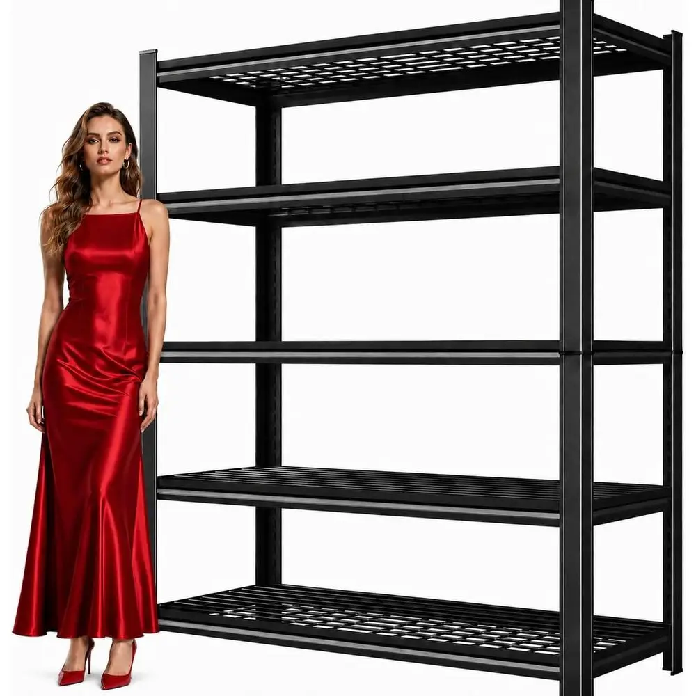 5-Tier Adjustable Heavy Duty Wire Shelving, 48W x 24D x 72H for Garage, Warehouse, Basement
5-Tier Adjustable Heavy Duty Wire Shelving, 48W x 24D x 72H for Garage, Warehouse, Basement